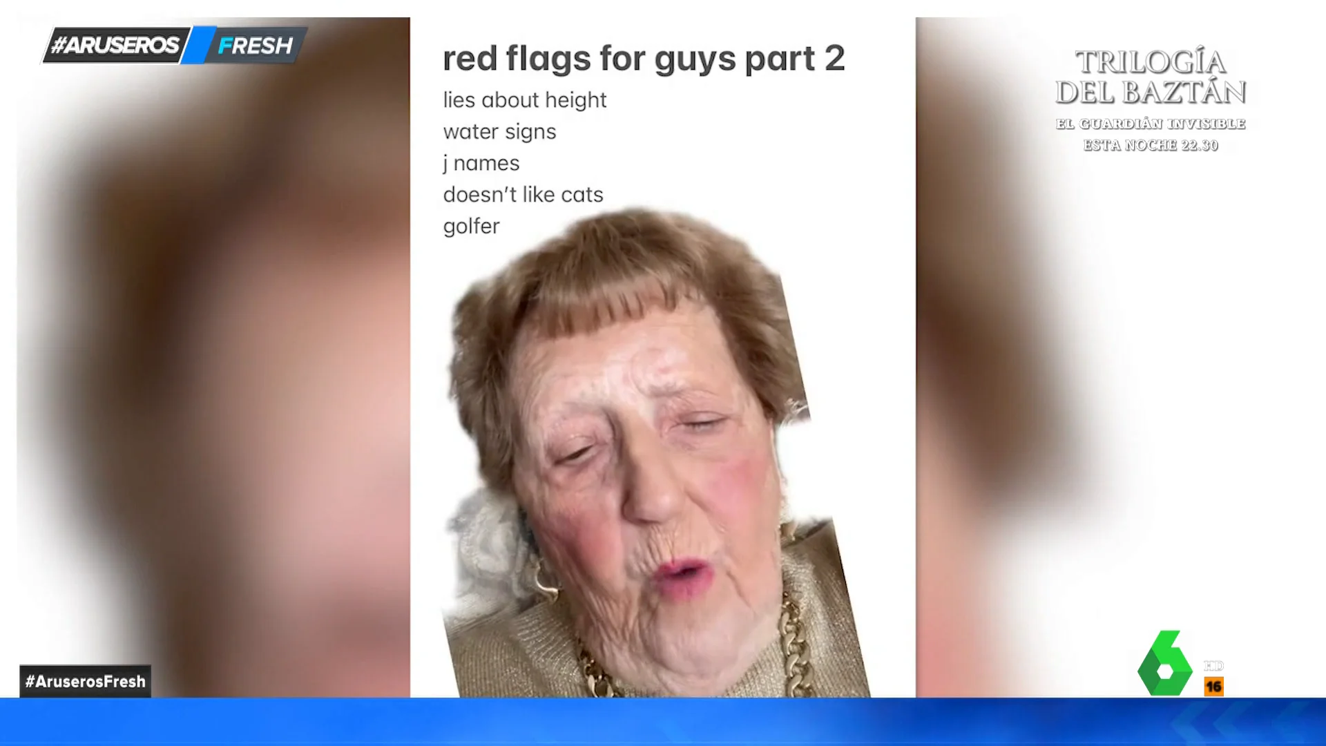 Que no le gusten los gatos o que su nombre empiece por 'J': estas son las 'red flags' de esta anciana para los hombres