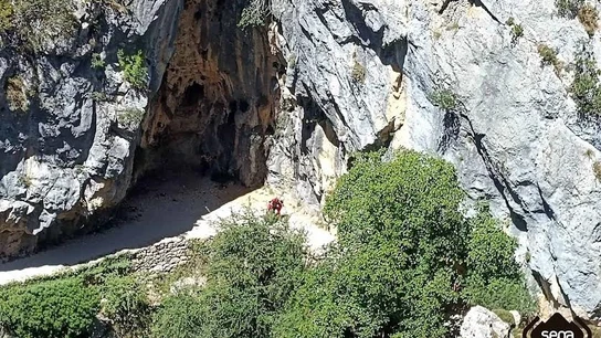 Imagen de archivo de la Ruta del Cares. Imagen de archivo de la Ruta del Cares.