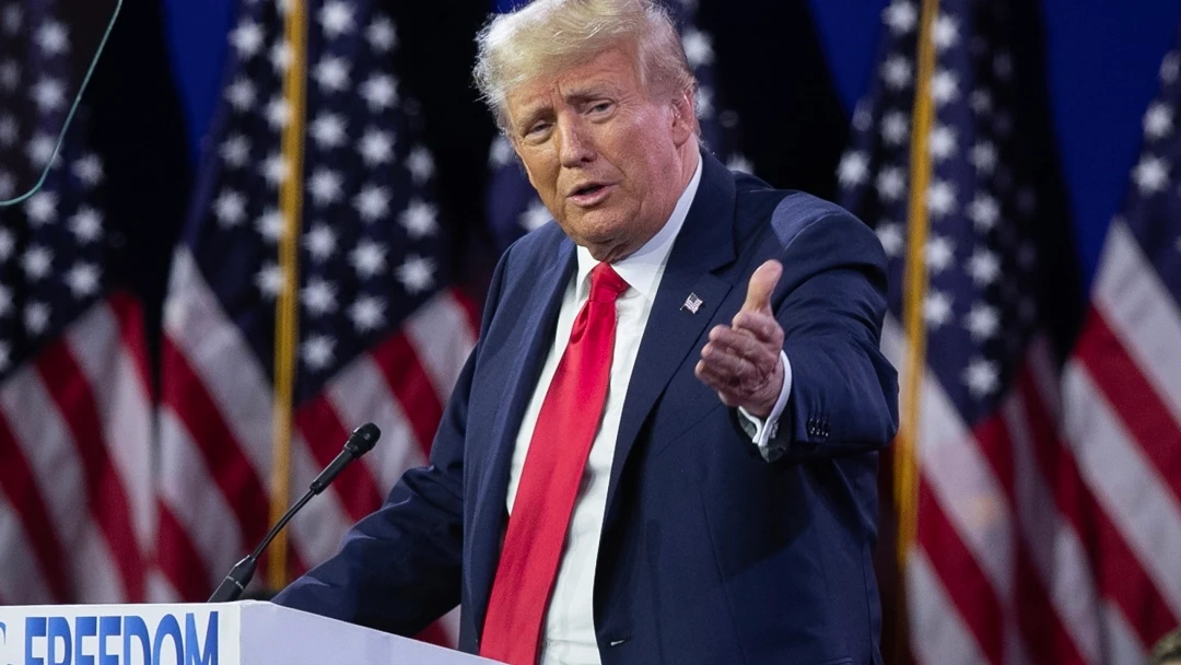 Fotografía de archivo en la que se registró al expresidente de EE.UU. Donald J. Trump, en Washington DC (EE.UU.)