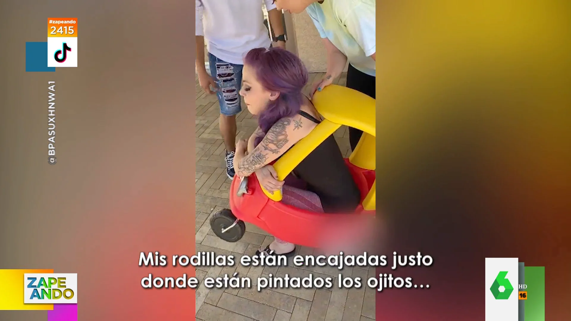 "No todo lo que entra sale": la advertencia de Ares Teixidó al ver a una mujer atrapada en un coche para bebés