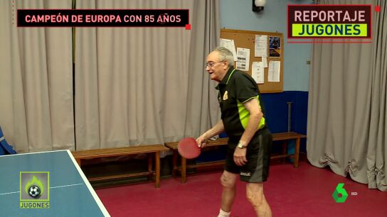 Josep Madurell, campe&oacute;n de Europa de tenis de mesa con... &iexcl;85 a&ntilde;os!