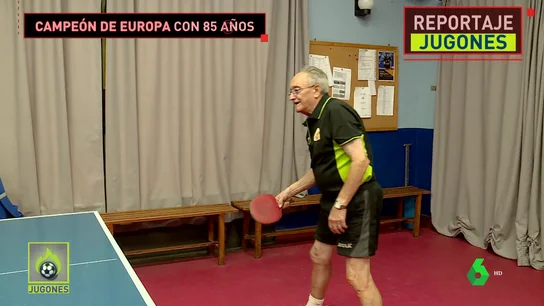 Josep Madurell, campeón de Europa de tenis de mesa con... ¡85 años! Josep Madurell, campeón de Europa de tenis de mesa con... ¡85 años!