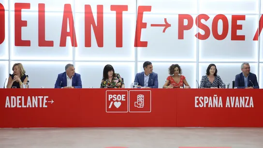 Pedro Sánchez en la reunión de la Ejecutiva del PSOE Pedro Sánchez en la reunión de la Ejecutiva del PSOE