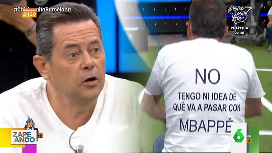 La decisión de Tomás Roncero para que dejen de preguntarle sobre el fichaje de Mbappé por el Real Madrid La decisión de Tomás Roncero para que dejen de preguntarle sobre el fichaje de Mbappé por el Real Madrid