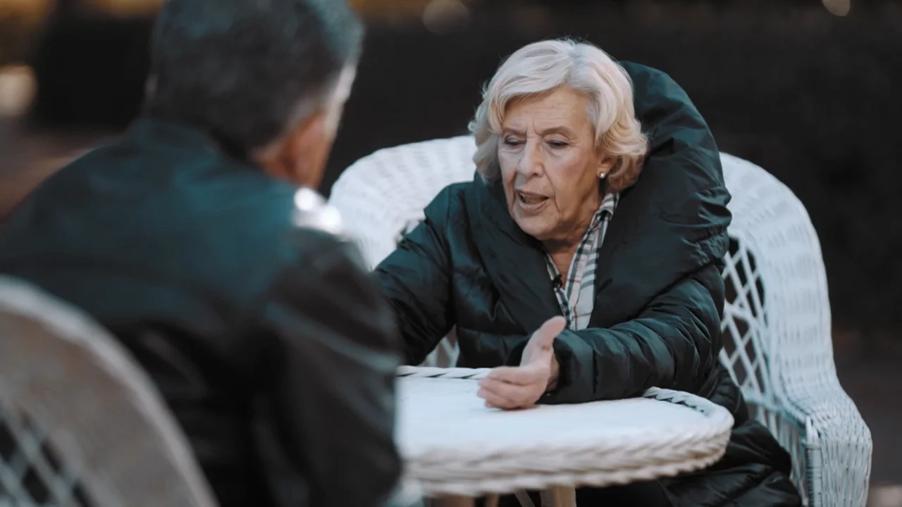 Manuela Carmena, a Wyoming: "El discurso político de la confrontación absurda está haciendo un daño horroroso"