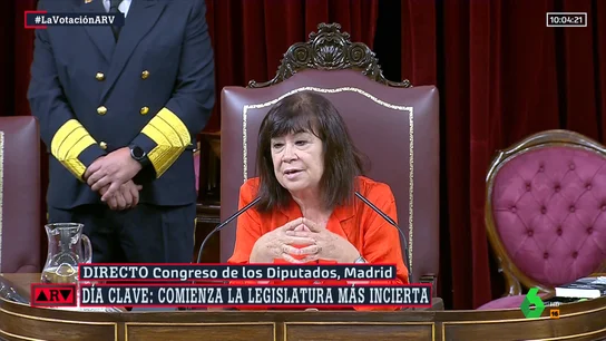 Narbona pide "respeto y honestidad" durante su intervención en el Congreso Narbona pide "respeto y honestidad" durante su intervención en el Congreso