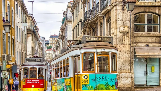 Tranvías en Lisboa Tranvías en Lisboa