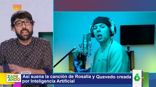 "Un pelotazo increíble": Así suena la canción de Rosalía y Quevedo creada por inteligencia artificial "Un pelotazo increíble": Así suena la canción de Rosalía y Quevedo creada por inteligencia artificial