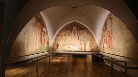 Interior de la Rotonda de Montesiepi