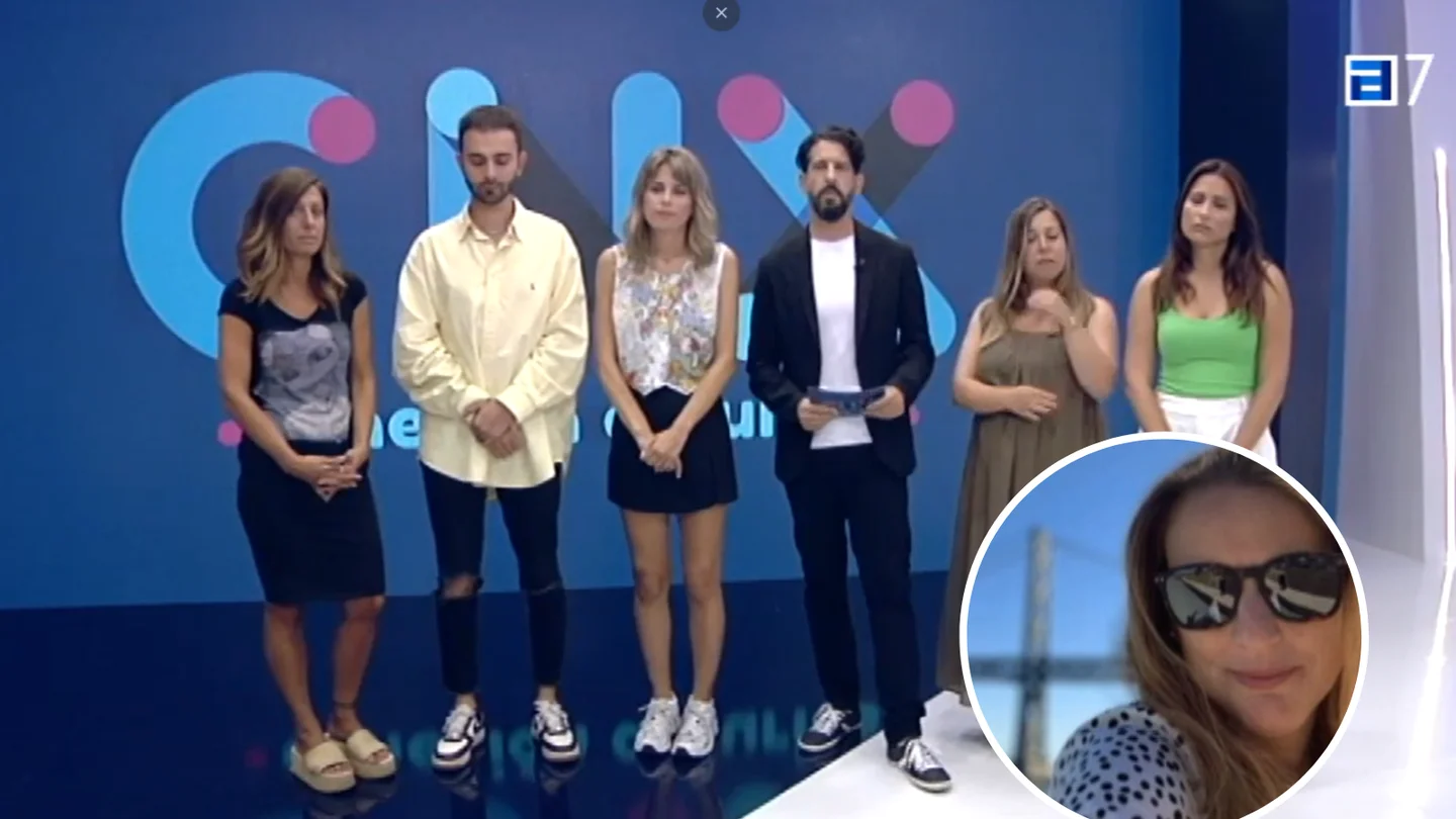 El equipo de 'Conexión Asturias', comunicando la muerte de la periodista María Bretón El equipo de 'Conexión Asturias', comunicando la muerte de la periodista María Bretón
