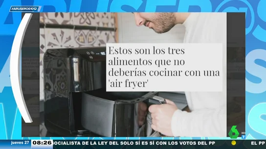Estos son los tres alimentos que no debes cocinar en la airfryer Estos son los tres alimentos que no debes cocinar en la airfryer