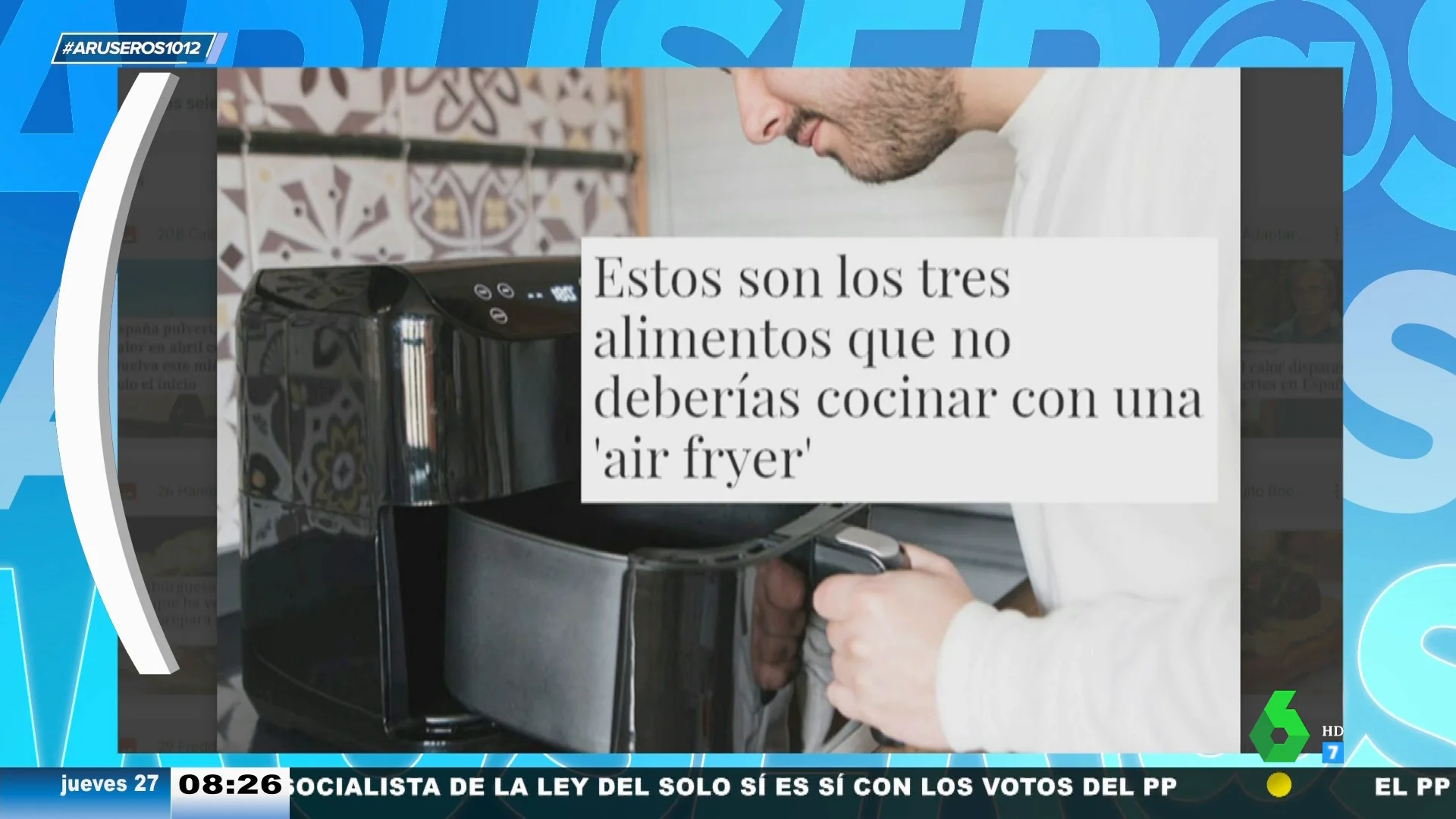 Estos son los tres alimentos que no debes cocinar en la airfryer