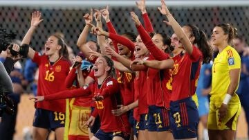 España celebra el Mundial de fútbol