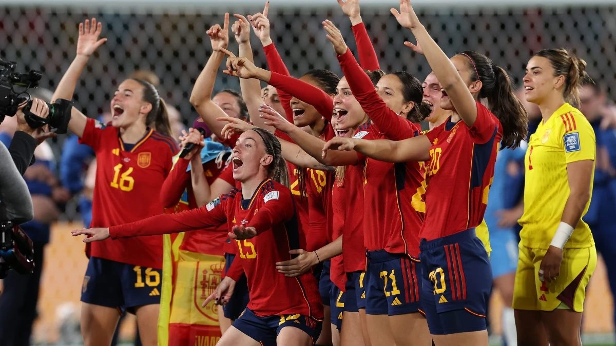 España celebra el Mundial de fútbol