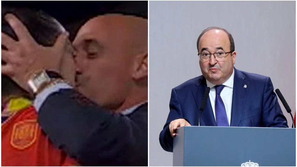 Miquel Iceta y el beso entre Rubiales y Jenni Hermoso