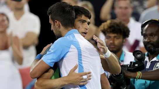 Novak Djokovic y Carlos Alcaraz Novak Djokovic y Carlos Alcaraz