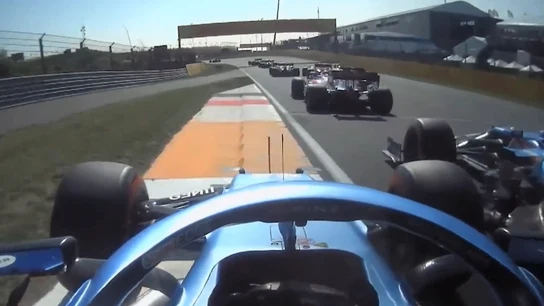 Salida de Fernando Alonso en GP de los Países Bajos Salida de Fernando Alonso en GP de los Países Bajos