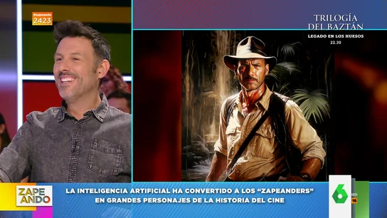 De 'Iñaki Jones' a 'Val Pacino': la inteligencia artificial convierte a los zapeadores en personajes del cine De 'Iñaki Jones' a 'Val Pacino': la inteligencia artificial convierte a los zapeadores en personajes del cine