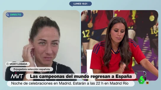 Vicky Losada cree que la victoria de la selección femenina será un punto de inflexión Vicky Losada cree que la victoria de la selección femenina será un punto de inflexión