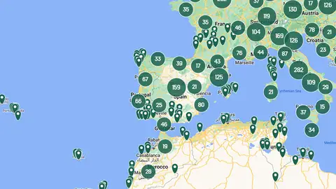 Mapa con los lugares más raros del mundo Mapa con los lugares más raros del mundo