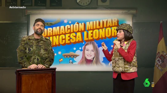 'Margarita Robles' revisa el plan de entrenamiento militar de la princesa Leonor: "Pónganle un mueble bar por si la visita Victoria Federica" 'Margarita Robles' revisa el plan de entrenamiento militar de la princesa Leonor: "Pónganle un mueble bar por si la visita Victoria Federica"