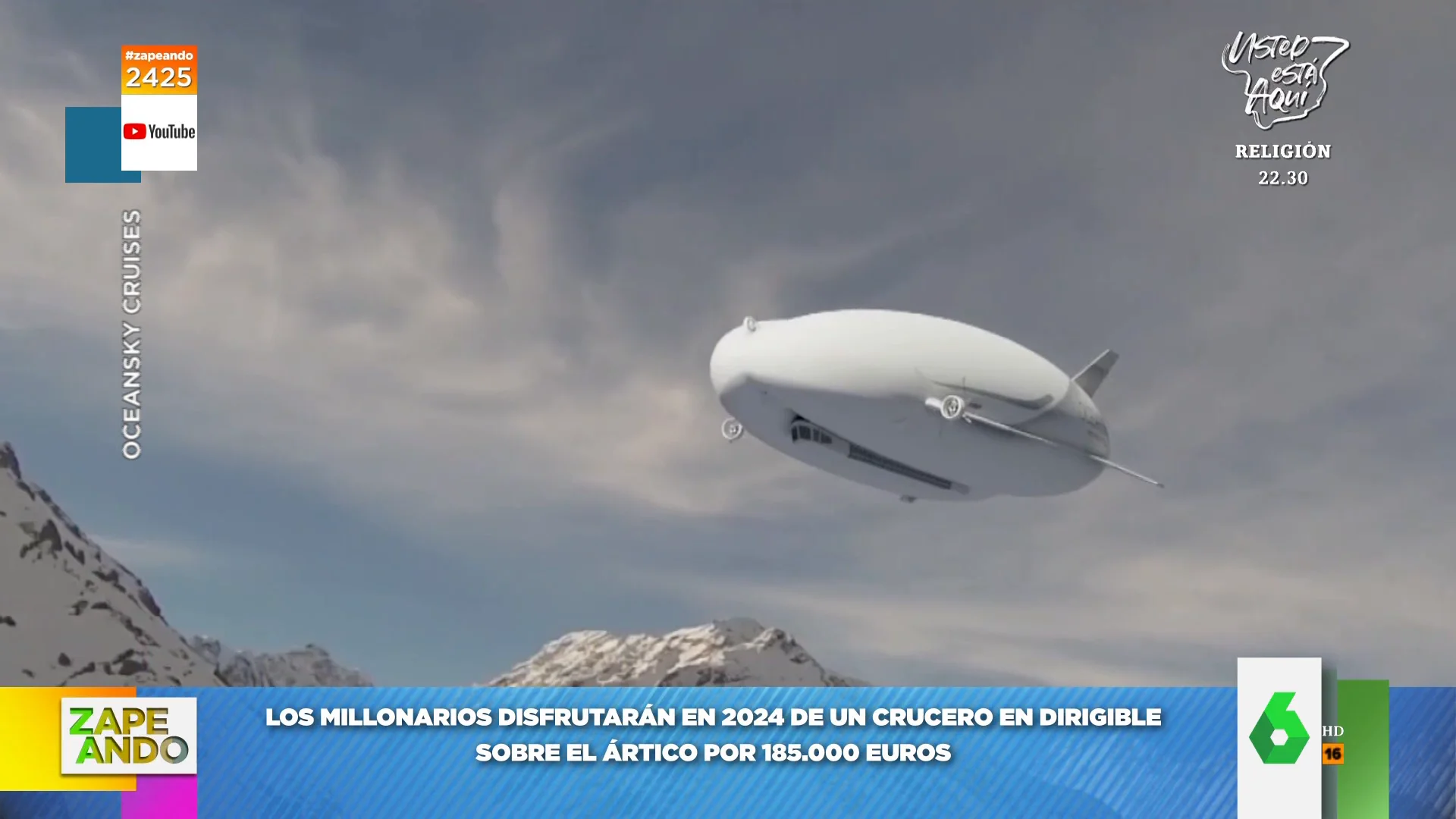 Un viaje de 48 horas por 185.000 euros: así será el crucero en dirigible por el Ártico para millonarios