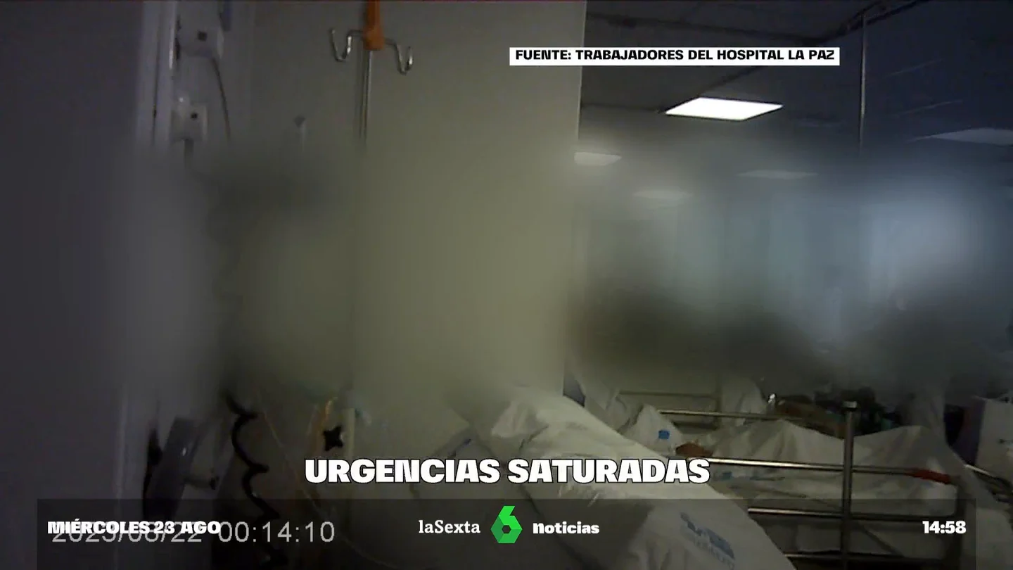 "He estado dos días en un sofá hasta que me dieron una cama y pegada al paciente de al lado": las urgencias del Hospital de La Paz están desbordadas "He estado dos días en un sofá hasta que me dieron una cama y pegada al paciente de al lado": las urgencias del Hospital de La Paz están desbordadas