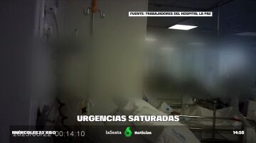 "He estado dos días en un sofá hasta que me dieron una cama y pegada al paciente de al lado": las urgencias del Hospital de La Paz están desbordadas