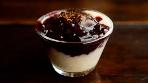 Mazamorra morada con arroz con leche Mazamorra morada con arroz con leche