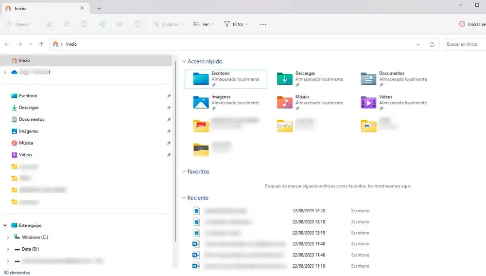 Así es el explorador de archivos de Windows Así es el explorador de archivos de Windows