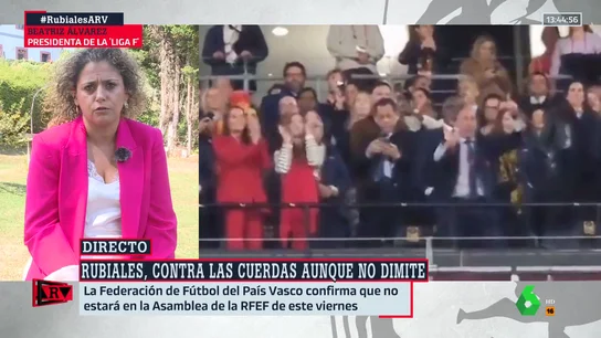 La presidenta de la 'Liga F' desvela que ella también sufrió gestos machistas por parte de Rubiales La presidenta de la 'Liga F' desvela que ella también sufrió gestos machistas por parte de Rubiales