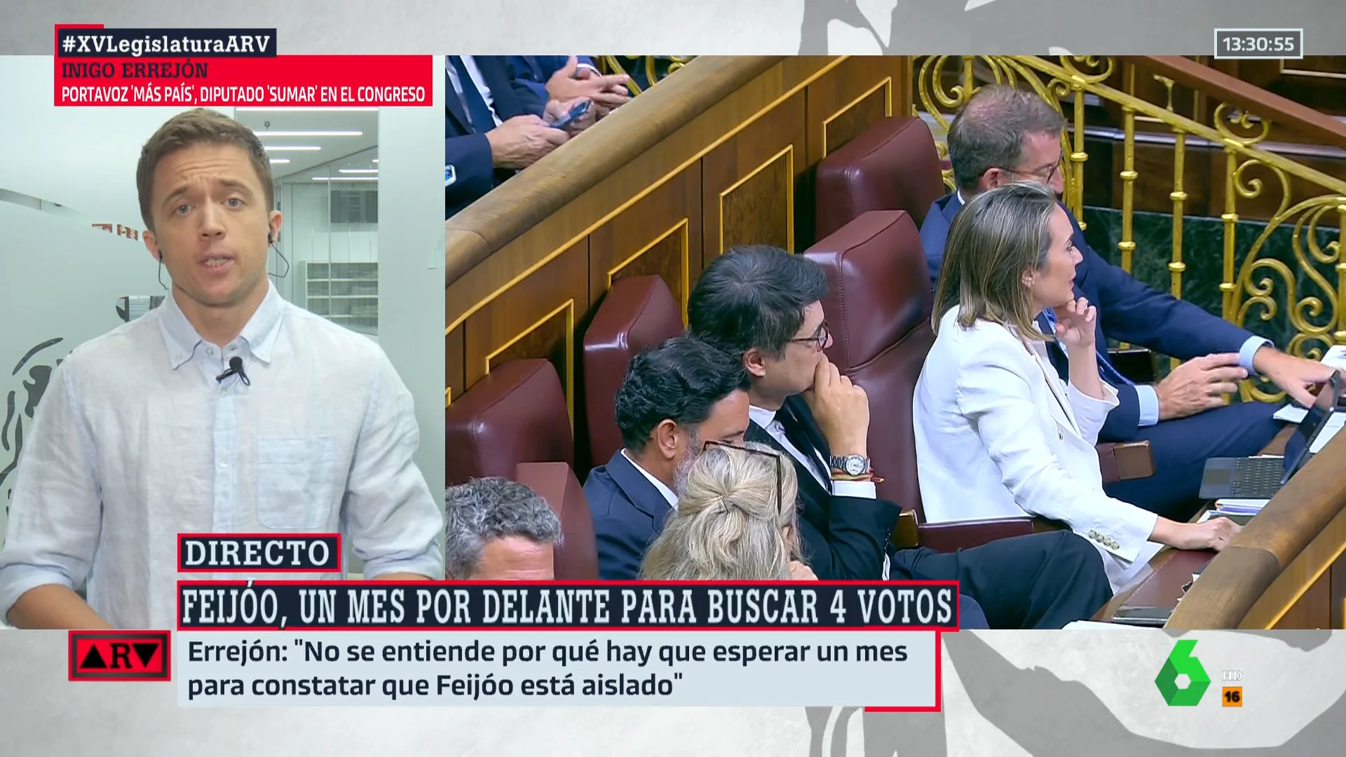 Errejón sobre PP y Junts