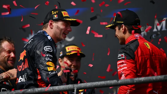 Charles Leclerc y Max Verstappen Charles Leclerc y Max Verstappen