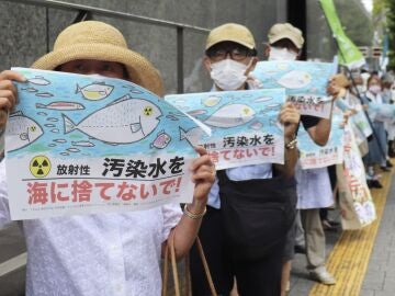 Discharge of treated water from the Fukushima plant begins as protests continue