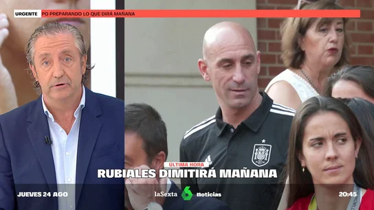 Josep Pedrerol, en el plató de laSexta Noticias. Josep Pedrerol