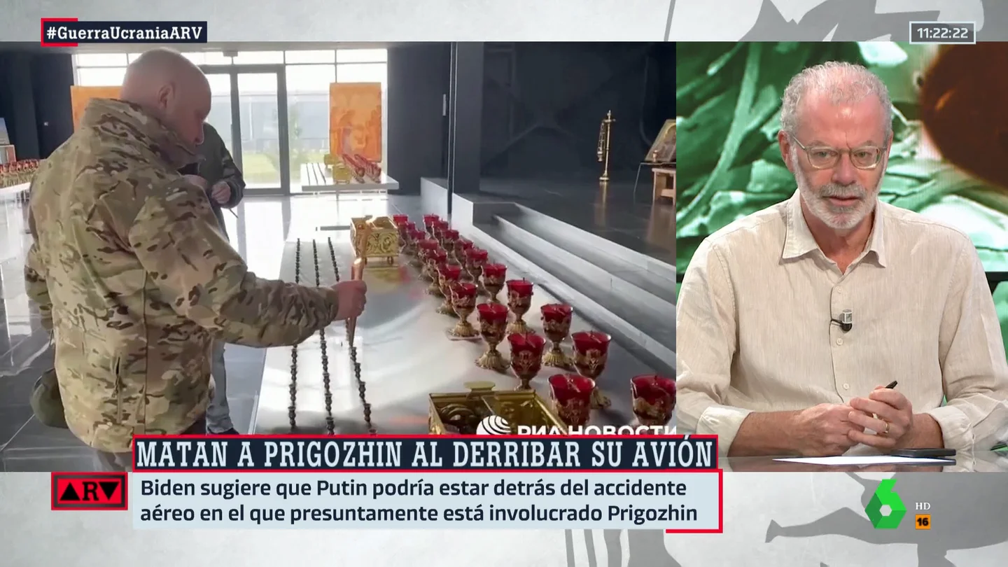 La advertencia de Jesús Núñez tras la muerte de Prigozhin: "Nada cambia en cuanto a Ucrania" La advertencia de Jesús Núñez tras la muerte de Prigozhin: "Nada cambia en cuanto a Ucrania"