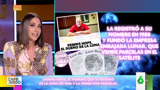 Maya Pixelskaya explica quién se apropió de la Luna y cómo comercializa con ella. ZAPEANDO LUNA