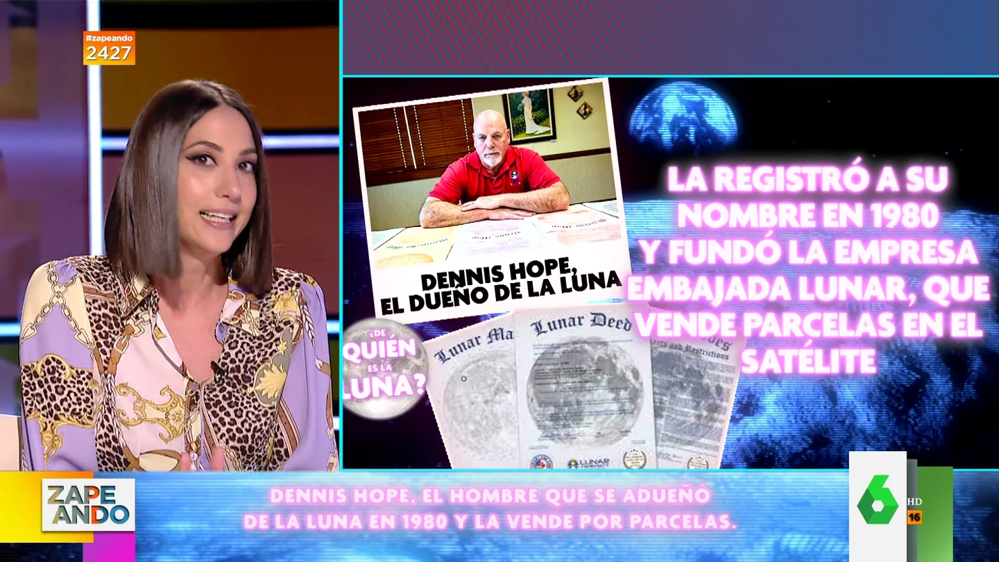 Maya Pixelskaya explica quién se apropió de la Luna y cómo comercializa con ella. ZAPEANDO LUNA