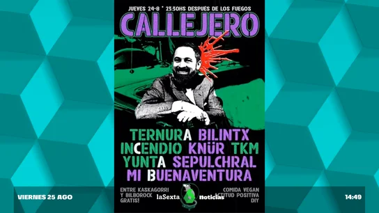 La Audiencia Nacional investiga el cartel que muestra a Abascal con un tiro en la nuca La Audiencia Nacional investiga el cartel que muestra a Abascal con un tiro en la nuca