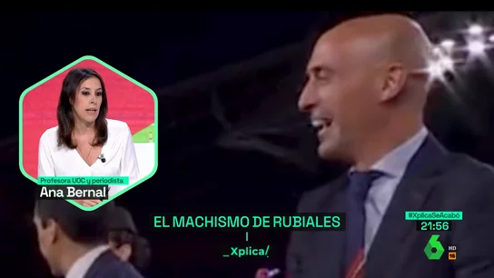 La periodista Ana Bernal, en laSexta Xplica. SÁBADO CLAVE ANA BERNAL "Rubiales dice que Jenni Hermoso prácticamente es una loca y se está inventando todo"