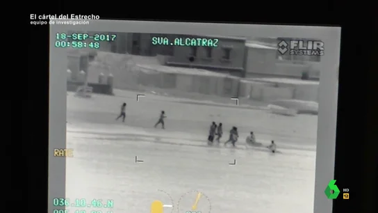 El momento en el que aduanas se hacen con de 'Los Castañas' El momento en el que aduanas se hacen con de 'Los Castañas'