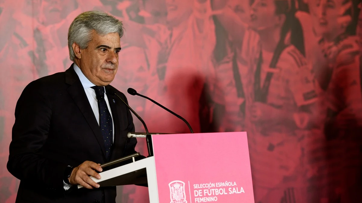 Pedro Rocha, presidente interino de la RFEF