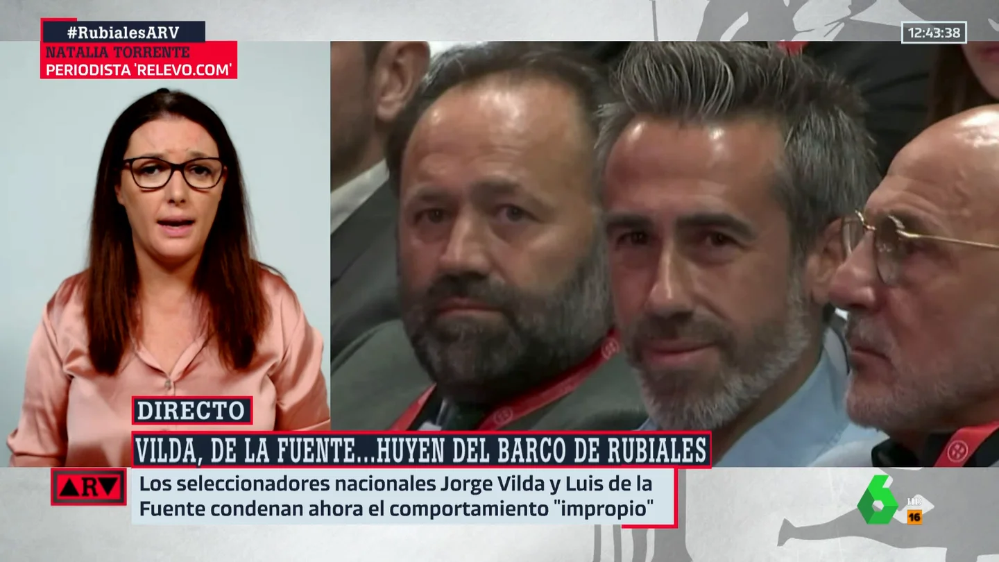 La periodista Natalia Torrente, tajante sobre el futuro de Jorge Vilda: "Él sabe que está sentenciado" La periodista Natalia Torrente, tajante sobre el futuro de Jorge Vilda: "Él sabe que está sentenciado"
