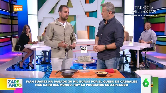 "¿Me has traído el bueno, no?": la reacción de Miki Nadal antes de probar el queso más caro del mundo "¿Me has traído el bueno, no?": la reacción de Miki Nadal antes de probar el queso más caro del mundo