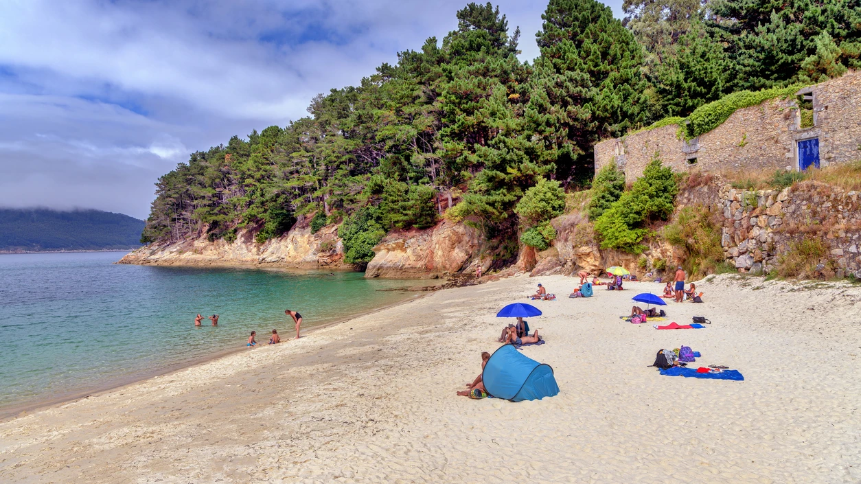 Playa de Caolin en O Vicedo, Lugo (Galicia)
