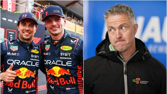 Max Verstappen y Sergio Pérez Max Verstappen y Sergio Pérez