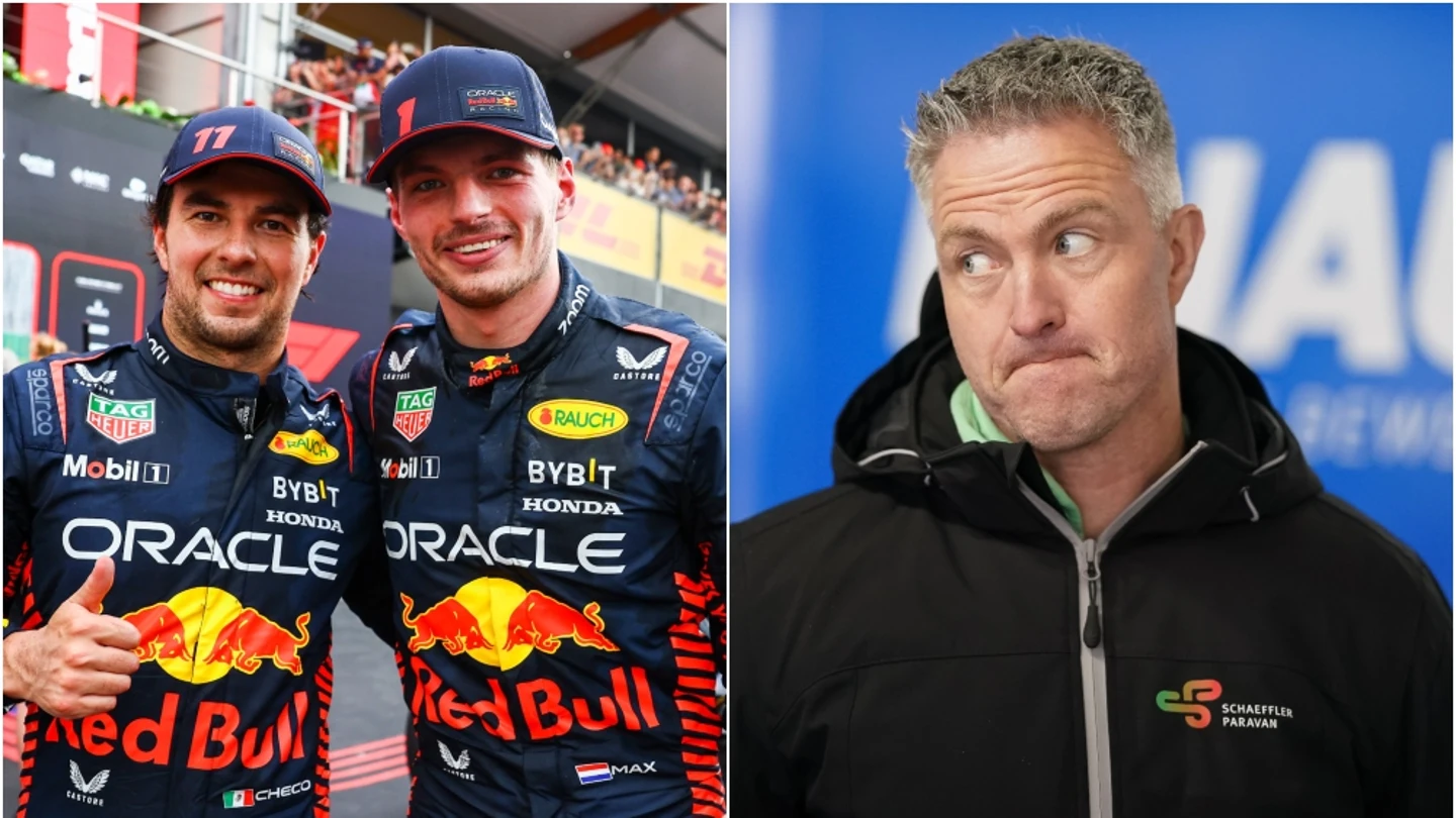 Max Verstappen y Sergio Pérez Max Verstappen y Sergio Pérez