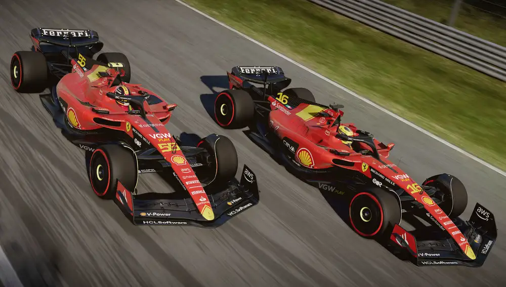 Los Ferrari ya rodaron el año pasado con una decoración especial