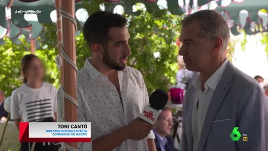 Así reacciona Toni Cantó cuando Isma Juarez le dice que pensaba que era más alto Así reacciona Toni Cantó cuando Isma Juarez le dice que pensaba que era más alto