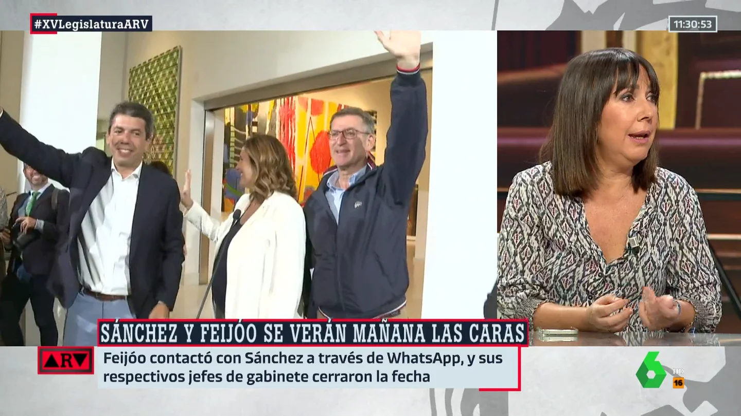 Beatriz Parera, sobre Feijóo: "Está intentando presentarse con otra cara" Beatriz Parera, sobre Feijóo: "Está intentando presentarse con otra cara"